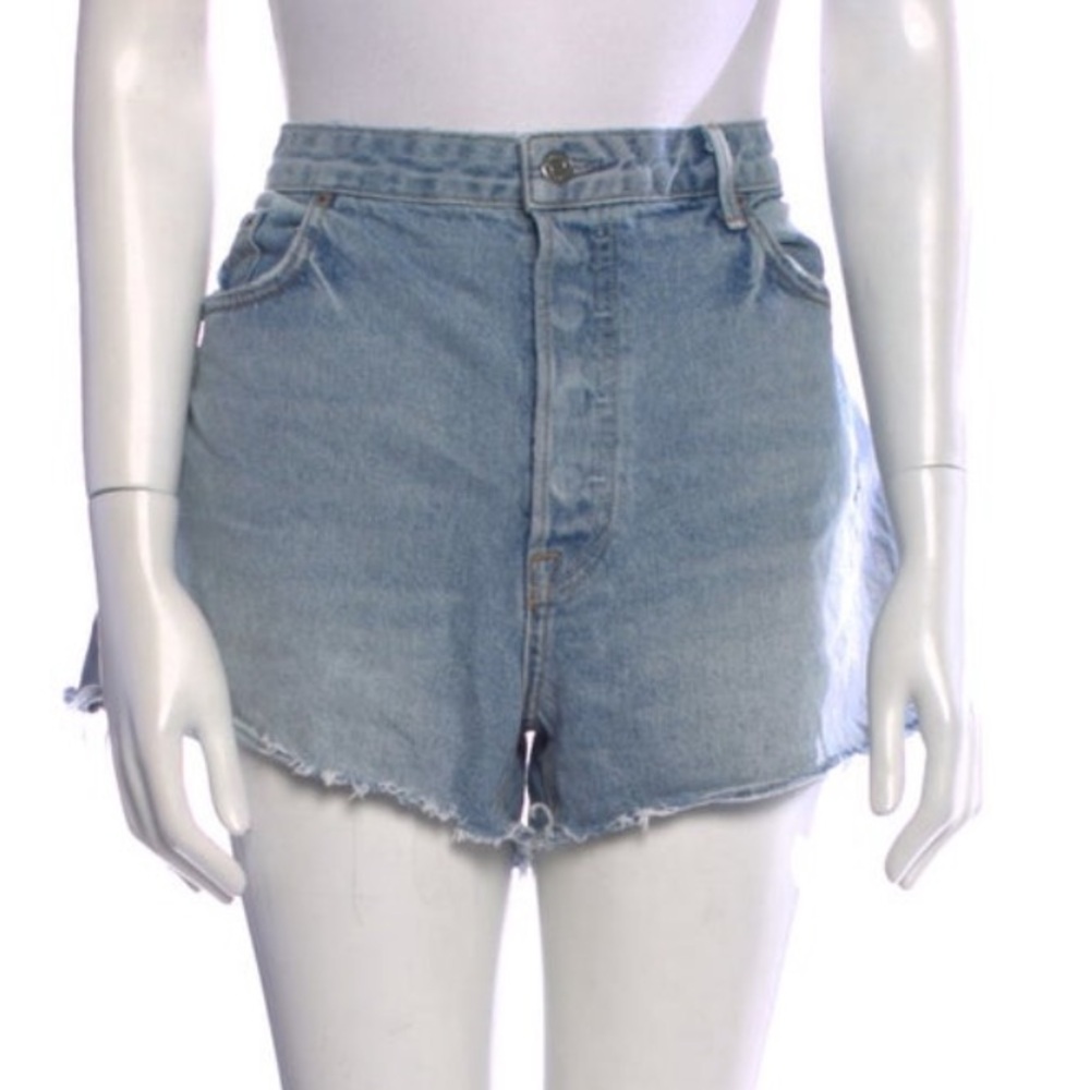 GRLFRND Helena Blue Jean Shorts